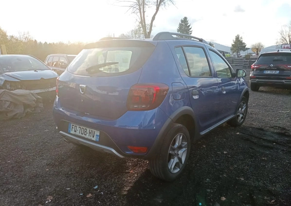 Dacia Sandero Stepway cena 20500 przebieg: 108205, rok produkcji 2020 z Błaszki małe 352